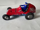 Vintage 1950s Roy Cox Thimble Drome Champion  90 Metal Racecar W  Driver