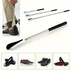 New Extra Long Handle Shoe Horn Stainless Steel 25  Handled Metal Shoehorn Horns