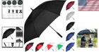 Extra Large 62-inch Windproof Golf Umbrella With Automatic Open   Comfort Handle