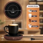 Coffee Mug Warmer  36w Fastest Heating Temperature  Krgmnhr Wood Grain