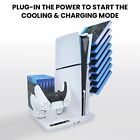 Ps5 Slim Stand Cooling Fan ps5 Controller Charging Station For Sony Playstation5