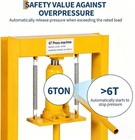 6 Ton Hydraulic Press H-frame Garage Floor Shop Press 2 Press Plates Adjustable