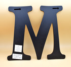 Hobby Lobby Black Wooden Letter  m   for Wall Decor 13 5  X 12 