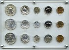 1954 1955 1956 Proof Coin Sets  3  Years United States Mint In Display Case R894