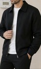 Men s Xlblack Wool Blend Jacket Full Zip 2 Pocket Gathered Hem Goodfellow   Co