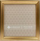Lawrence Frames 536288 8x8 Sutter Burnished Gold Picture Frame