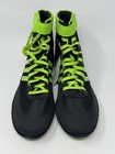 Adidas Combat Speed 4 Black Solar Green Wrestling Shoes Ig2025 Men   s Size 10 5