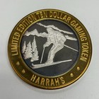  10 Harrah s Casino Hotel Reno Nevada  999  60 Oz Silver Round Token Gaming