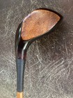 Antique Hickory Wood Shaft Wilson Made Carnoustie Very Large Head Brassie Golf C