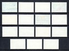 Antigua     Scott 167a-182a     1966 Qeii Architecture Set  P13       Mnh mh     Scv  18