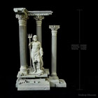 Fish Tank Decorations Water Feature Greek Column 3 Pieces