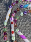 Glitterville Candy Garland Glass Beads 75    Beautiful Whimsical Fun Read Note