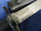 Original Vintage Swedish M1898 Mauser Bayonet Scabbard And Frog  006  Serial  