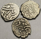 Lot 3 Original Islamic Silver Akce Coins Ottoman Bayezid Ii  Suleyman Mehmed