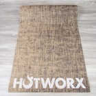 Hotworx Yoga Mat And Grip Towel Hemp Fiber 72  X 24  Hot Yoga Mat With Bag