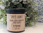 Glass Jar   Organic Vegan Fluoride Free Remineralizing Tooth Powder Peppermint 