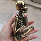 Chinese Bronze Copper Statue Hand Carved Human Skeleton Figurine 80251 Specifica