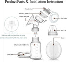 Double Electric Breast Pump Feeding Pump Comfort Pain Free Powerful Suction