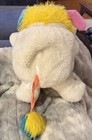 1985 Vintage Mattel Popples White Puffball Stuffed Animal Plush Toy 