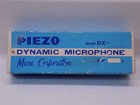 Piezo Dynamic Microphone Japan Dx-109 Vintage Model Black Wired Original Box