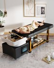 Pro Beauty Shampoo Massage Bed With Head Spa Bowl led Light Therapy water Cycle
