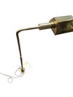 60s Koch   Lowy Style Solid Brass Reading Pharmacy Lamp Mid Century Vtg Mcm