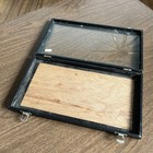    vintage Petite Glass Display Case Wood Box