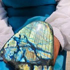 4 18lb Natural Gorgeous Labradorite Quartz Crystal Stone Specimen Healing