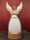 Gerson 2588610 Battery Operated Lighted Spinning Water Globe Angel