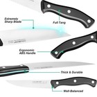 Haushof 14 Pcs Kitchen Knife Set With Block Wooden Razor-sharp Stainless Steel