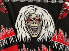 Iron Maiden 2023 Official Number Of The Beast Ugly Christmas Sweater  xl 
