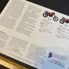 1990 Honda Xr600r  Xr250r Dealer s Sales Sheet Brochure  8 5x11 Vtg