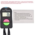 Electronic Tally Counter handheld Number Clicker With Lanyard  4-digital disc