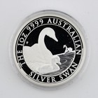2019 Australia 1 Oz Silver Swan Proof Coin Perth Mint Box Coa Km 3702