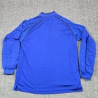 Vintage Nike Goalkeeper Jersey Mens Medium Long Sleeve Padded Elbow Royal Blue