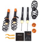 4pcs Coilover Struts Shocks For Vw Mk5 Mk6 Golf Jetta 2006-2014 Suspension Kit