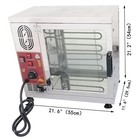 110v Chimney Cake Roll Oven Maker Chimney Ice Cream Cone Machine Baking Oven