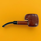 Vintage Custom Made Tobacco Pipe Estate Briar Chunky Sitter Billiard Unmarked