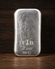 Majestic Wolf Silver Art Bar   2 Ozt Avg  999 Fine Silver