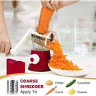 Red Table Top Grater 3 In 1