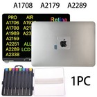 Macbook Pro Lcd Screen Assembly A1989 A2159 A2289 A2251 Replacement Gray