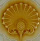 Attractive Original  Antique Art Nouveau Tile C 1905 Alfred Meakin England