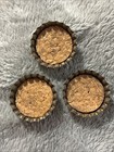 Vintage Coca-cola Soda Bottle Cap Grays Lake  Ill  Nos Cork Lined      Lot Of 3