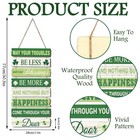 St  Patrick  S Day Blessing Door Sign Decorative Door Hanger Rustic Lucky Shamr 