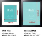 11x14 Picture Frame Black Poster Frame Wood Photo Frame Display Wall Mounting