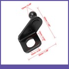 Four 10mm Car Ball Studs Mounting Brackets Black For Gas Struts Shocks Universal