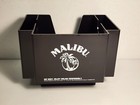 Malibu Rum Black Bar Napkin   Straw utensil Caddy holder New 