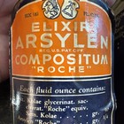 Antique Roche Rare Elixir Arsylen Composition Apothecary Medicine Bottle   Box