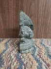 Vinatge Hand Carved Black Stone Hindu God Lord Ganesh Sculpture Statue Idol 5 