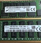 32gb Set  2x 16gb  Micron Sk Hynix Pc4-2133p Ddr4 Ecc Reg Server Ram Used Tested